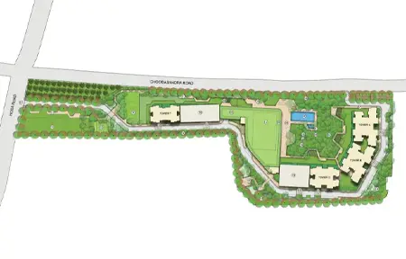 Lodha Elanza master plan layout
